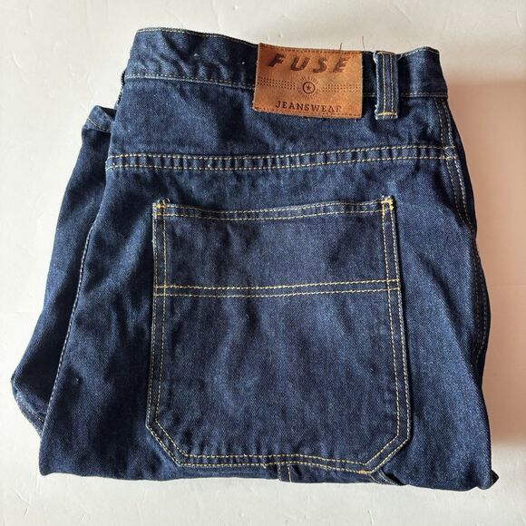 Fuse Jeans Wear Carpenter Denim Jean Shorts Jorts Men's Size 40 Hip Hop Y2K 90s - Picture 8 of 8